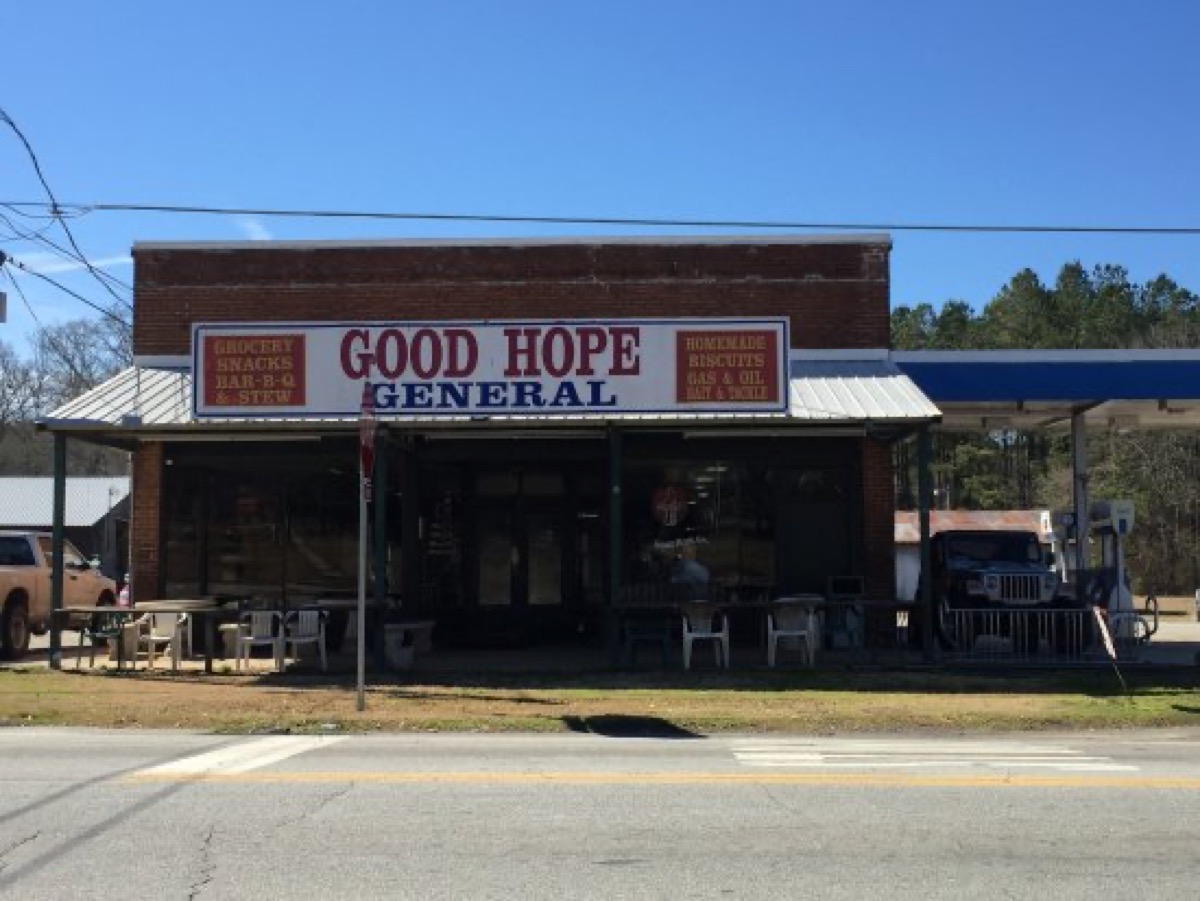 The Good Hope General Store in Good Hope, Walton County, Georgia