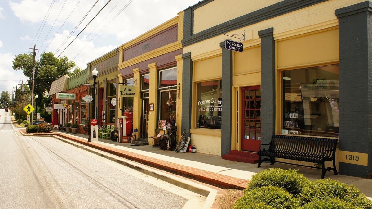 Downtown Watkinsville, Oconee County, Georgia